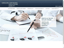 Tablet Screenshot of consilior.ch